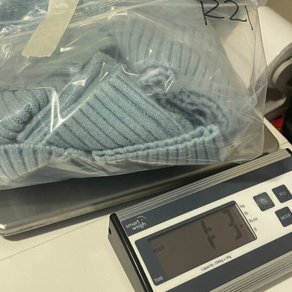 Eloquii Aqua Blue Turtle Neck Cable Knit Sweater 18/20 - Picture 8 of 8